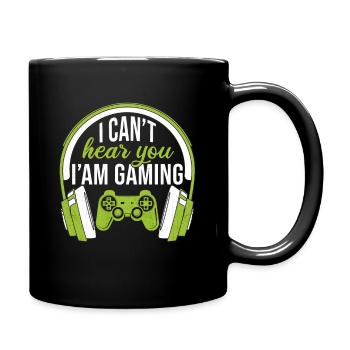 Zocken Gaming Gamer Zocker Spruch Lustig - Tasse einfarbig - Schwarz - Rechts