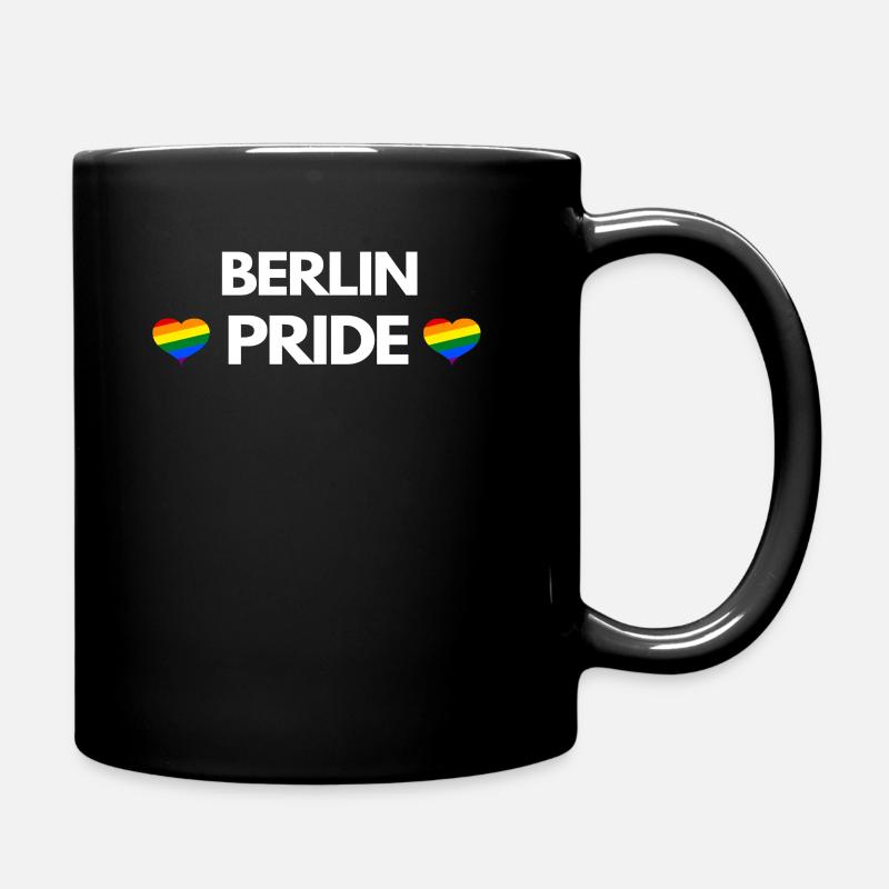 Berlin Pride CSD Berlin - Tasse einfarbig - Schwarz