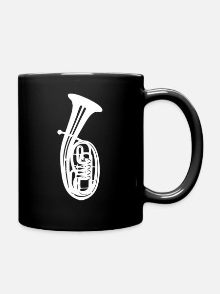 Tenorhorn - Motiv - Tasse einfarbig - Schwarz