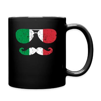 Italy Italian Sunglasses - Full Colour Mug - black - Right