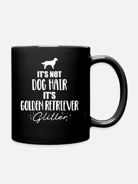 Golden Retriever - Full Colour Mug - black