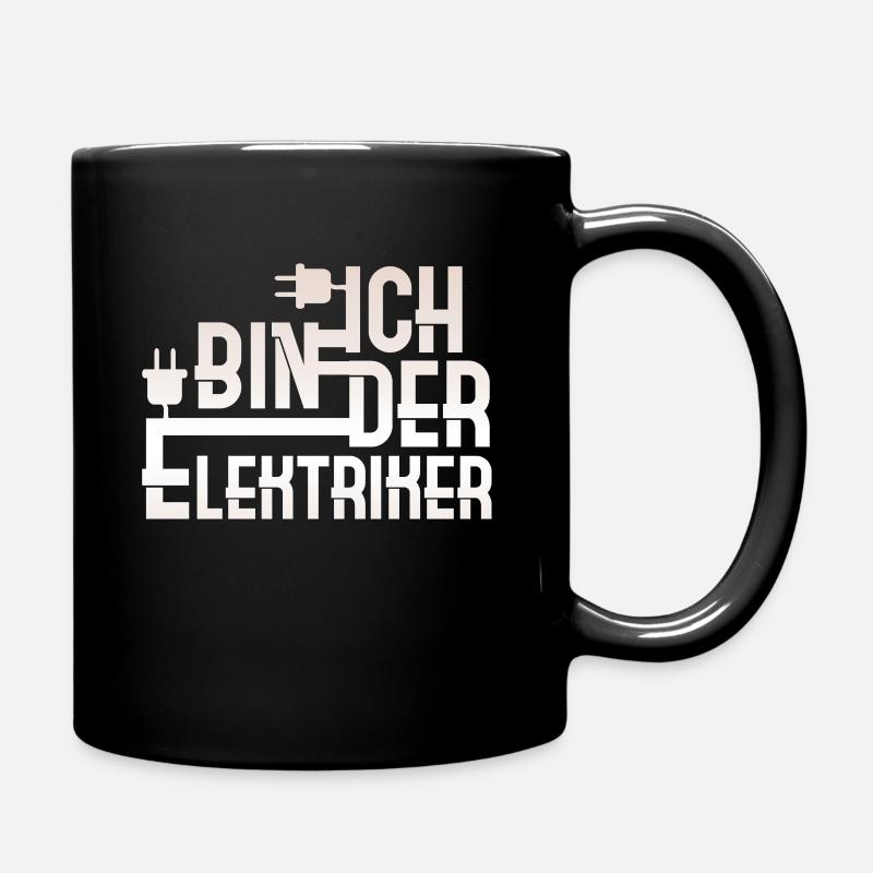 Ich Bin Der Elektriker - Tasse einfarbig - Schwarz