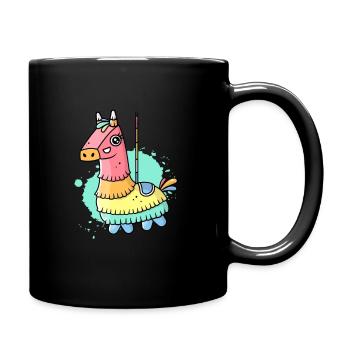Pinata Lama - Mug uni - noir - Droite