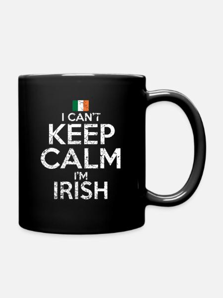 Ireland Irish Funny - Full Colour Mug - black