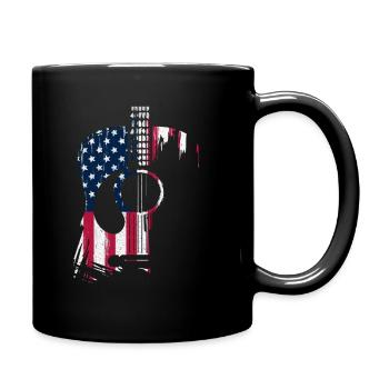 Guitare - Mug uni - noir - Droite