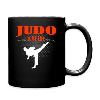 judo - Mug uni - noir - Droite