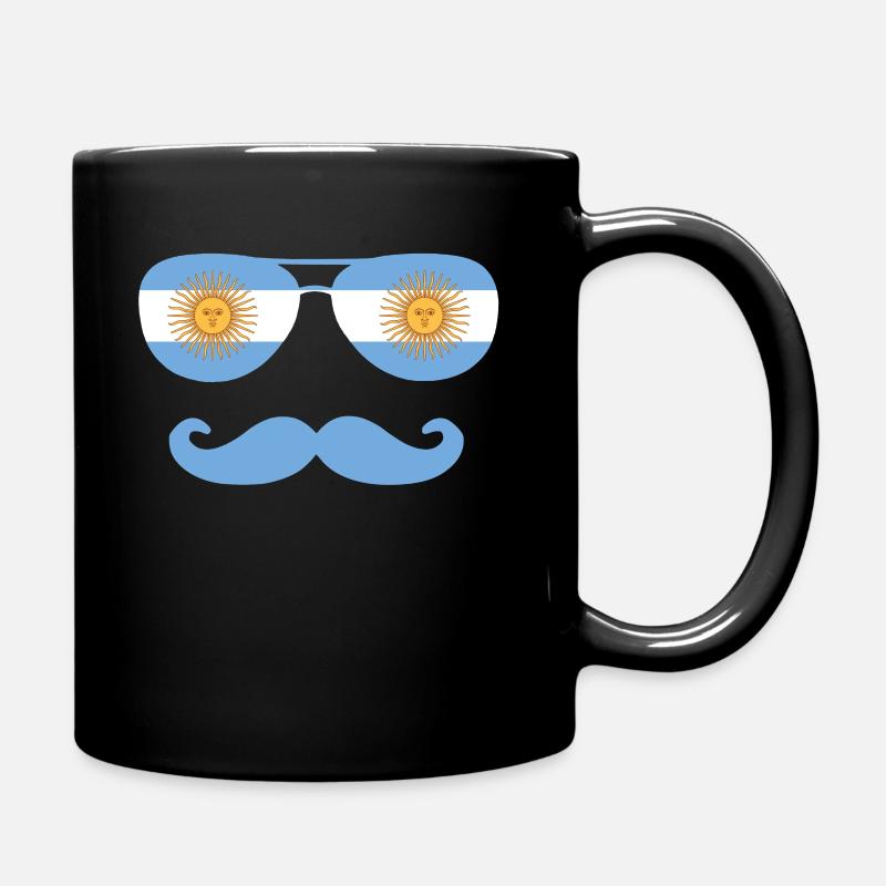 Argentinien Argentinier Flagge - Tasse einfarbig - Schwarz