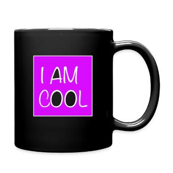 I'm cool man men joke - Full Colour Mug - black - Right