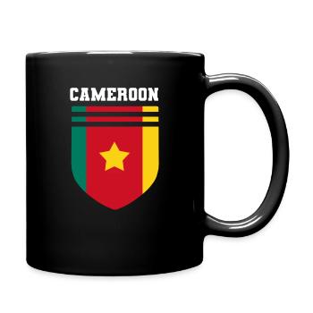 Drapeau du Cameroun - Mug uni - noir - Droite