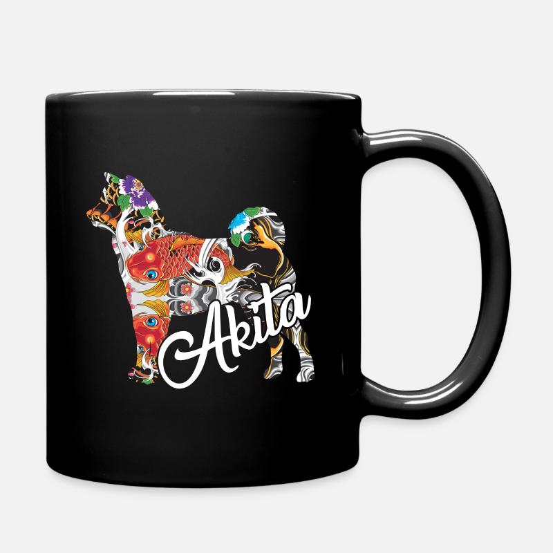 Amant Akita mignon - Mug uni - noir