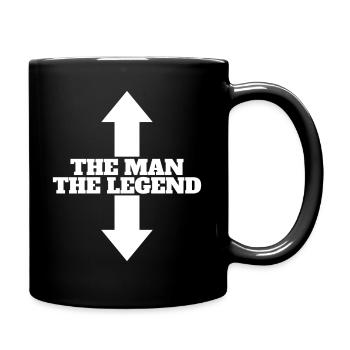 Men The Man The Legend The Man The Legend Man - Full Colour Mug - black - Right