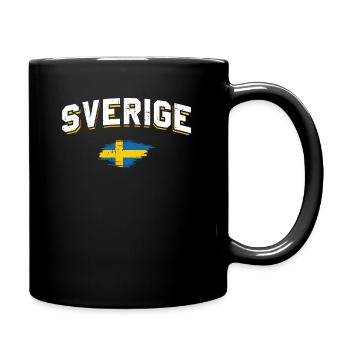 Suède - Mug uni - noir - Droite