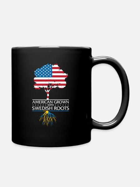 Schweden - Tasse einfarbig - Schwarz