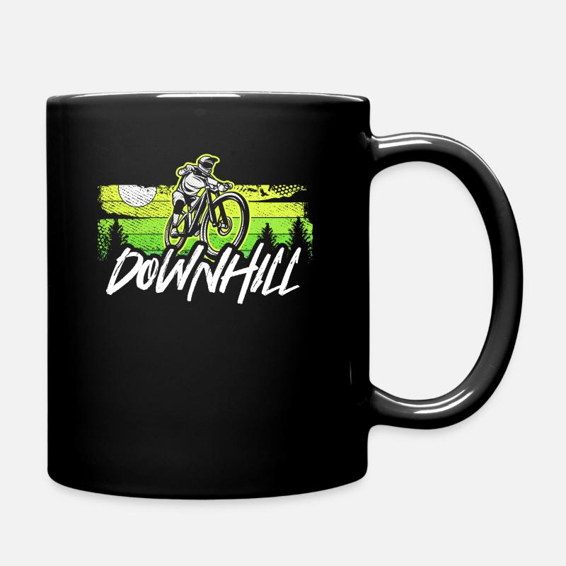 Downhill Bike - Tasse einfarbig - Schwarz