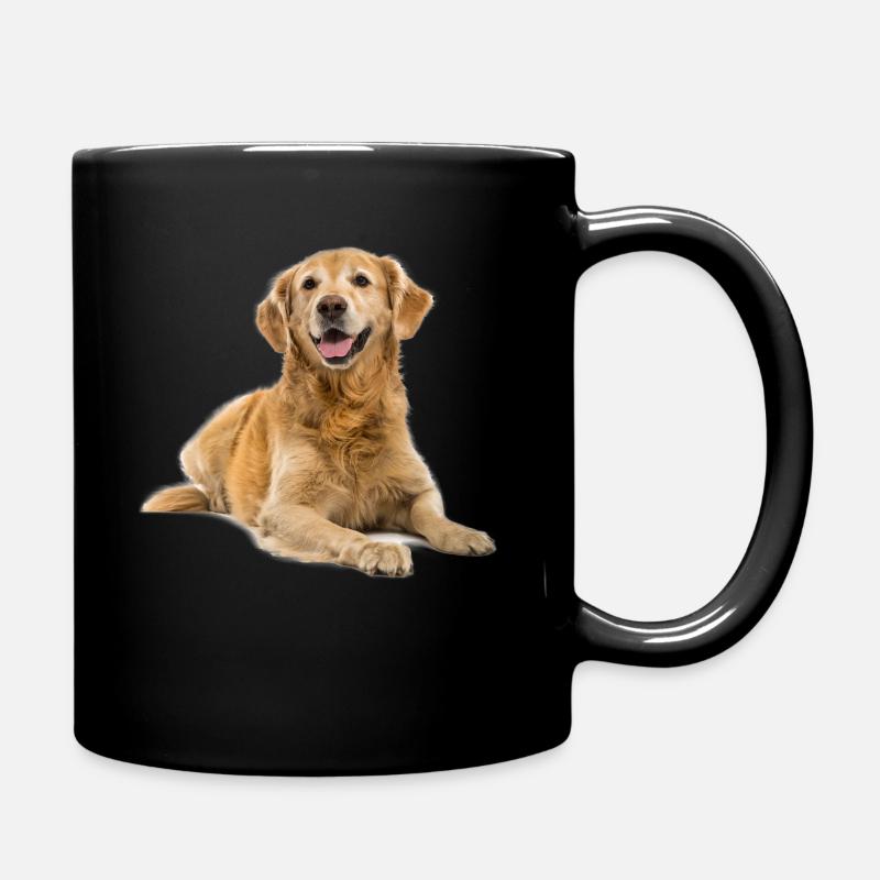 Tolle Golden Retriever Geschenke - Tasse einfarbig - Schwarz