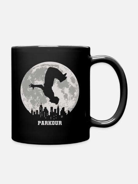 Parkour freerunning parkour runner idée cadeau - Mug uni - noir