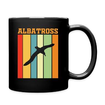 Albatros Retro Farbenspiel - Tasse einfarbig - Schwarz - Rechts