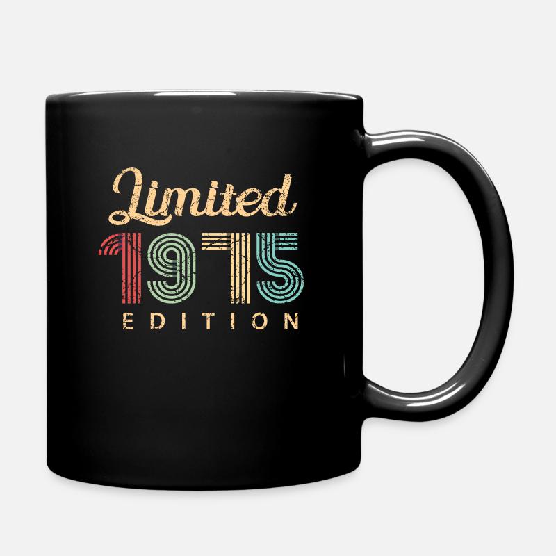 Édition limitée 1975 Cadeau d’anniversaire 47 ans - Mug uni - noir