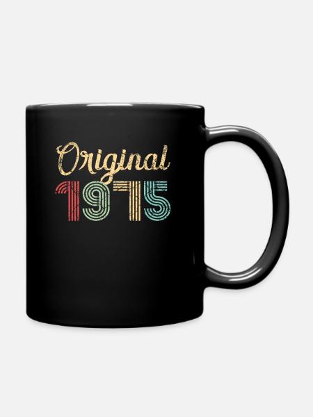 Original 1975 Cadeau d’anniversaire 47 ans rétro - Mug uni - noir