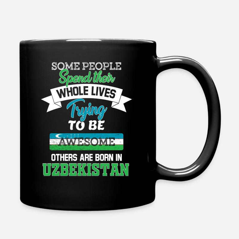 Né en Ouzbékistan - Mug uni - noir
