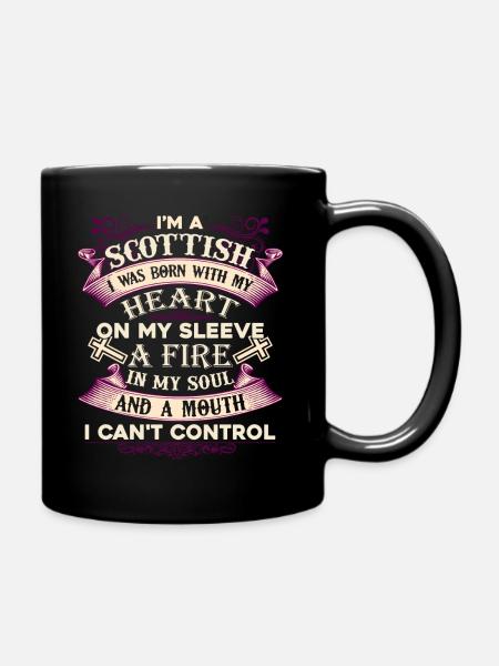 Scottish I'm A Scottish - Full Colour Mug - black