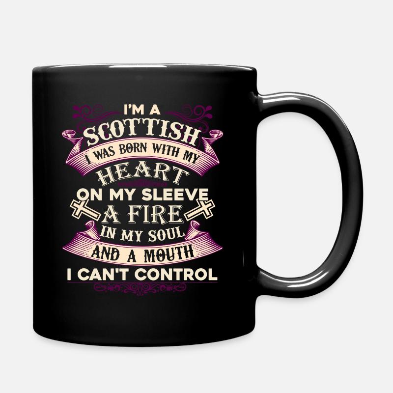 Schottisch Ich bin ein Schotte - Tasse einfarbig - Schwarz