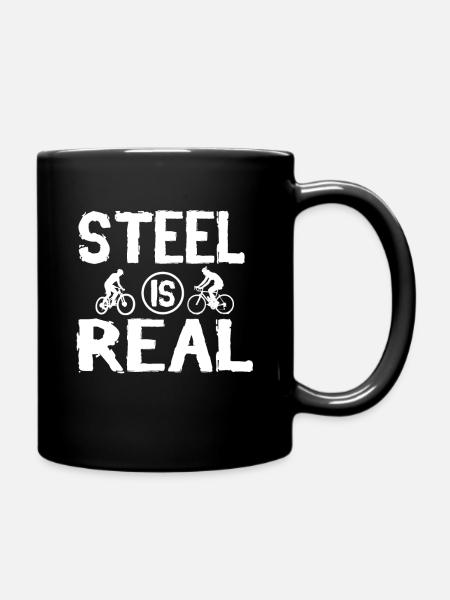 Steel Is Real No. 8 - Tasse einfarbig - Schwarz