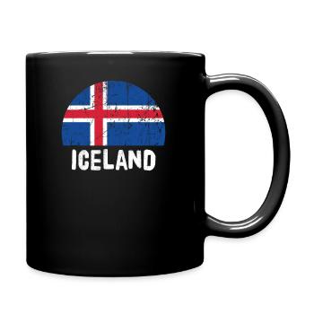 Islande - Mug uni - noir - Droite