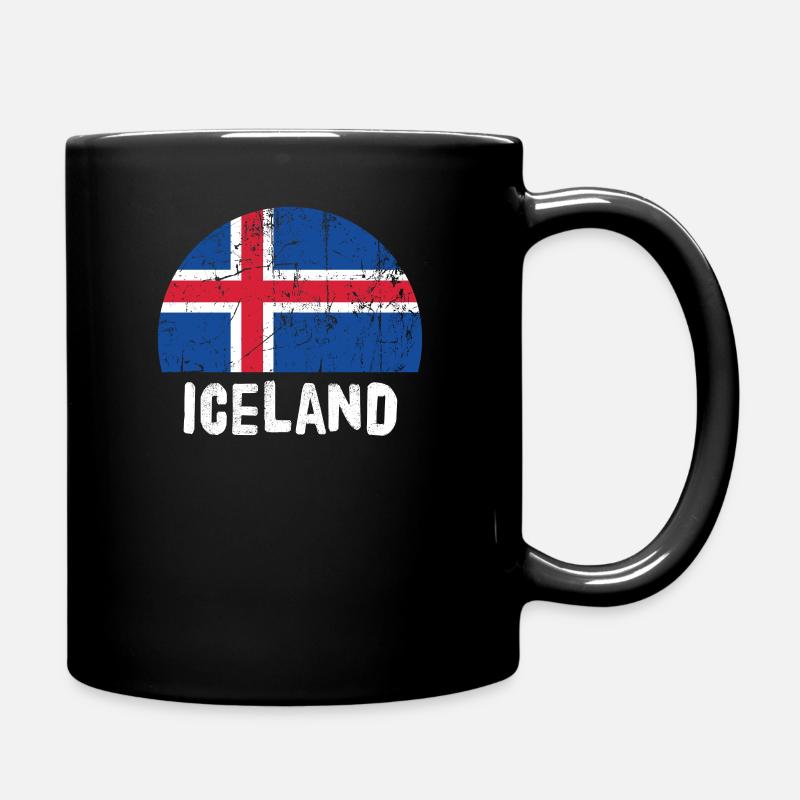 Islande - Mug uni - noir