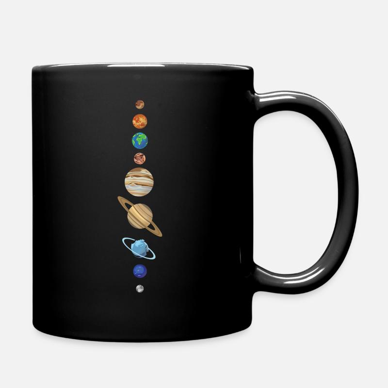Planètes univers - Mug uni - noir