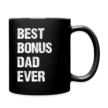 Best Bonus Dad Ever - Full Colour Mug - black - Right