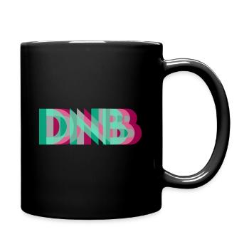 Drum And Bass Musik Logo Elektro - Tasse einfarbig - Schwarz - Rechts