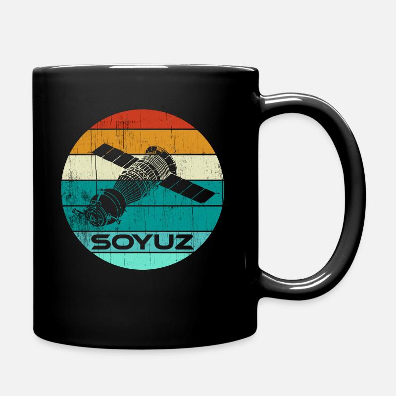 Sojus Raumschiff Sowjetunion - Tasse einfarbig - Schwarz