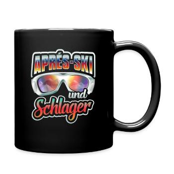 Apres Ski - Tasse einfarbig - Schwarz - Rechts