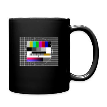 90s 80er 90er Jahre 80s - Tasse einfarbig - Schwarz - Rechts