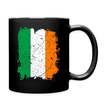 Ireland flag - Full Colour Mug - black - Right