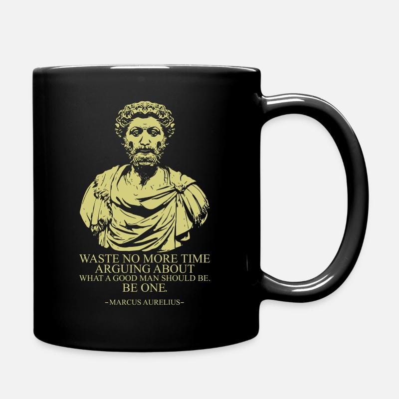 Marc Aurèle - Mug uni - noir