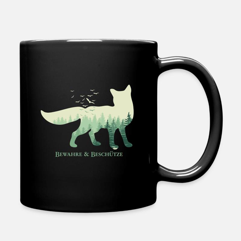 renard - Mug uni - noir