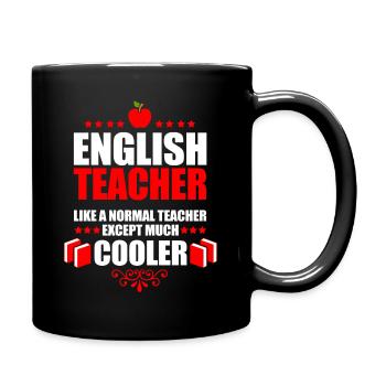 Deutsch Teacher - Full Colour Mug - black - Right