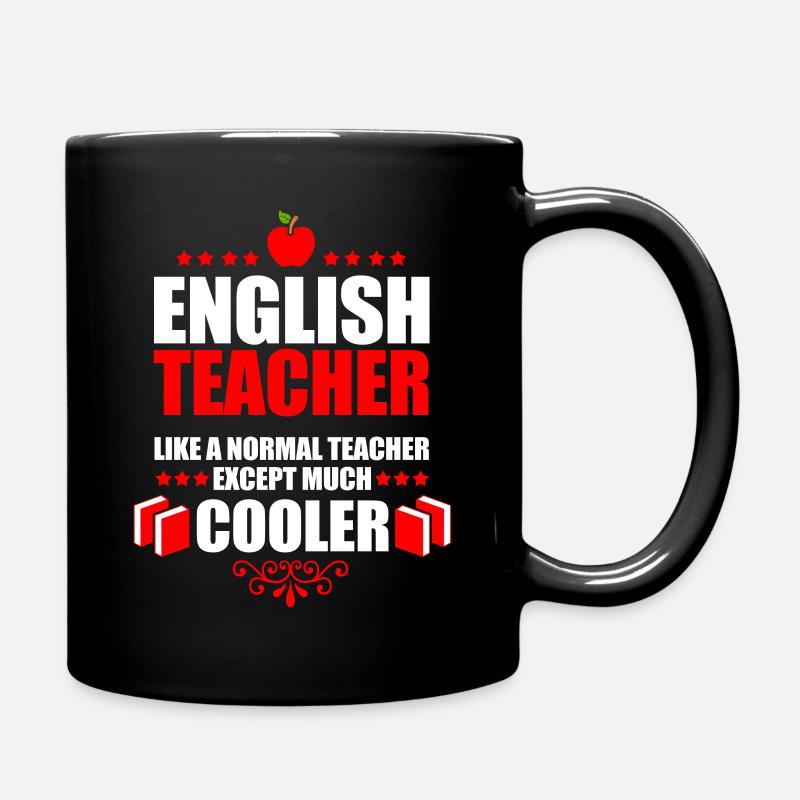 English Teacher - Tasse einfarbig - Schwarz