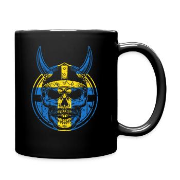 Wikinger Schweden - Tasse einfarbig - Schwarz - Rechts