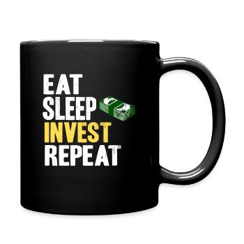stock market - Full Colour Mug - black - Right