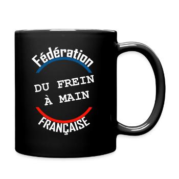 Fédération française du frein à main - Mug uni - noir - Droite