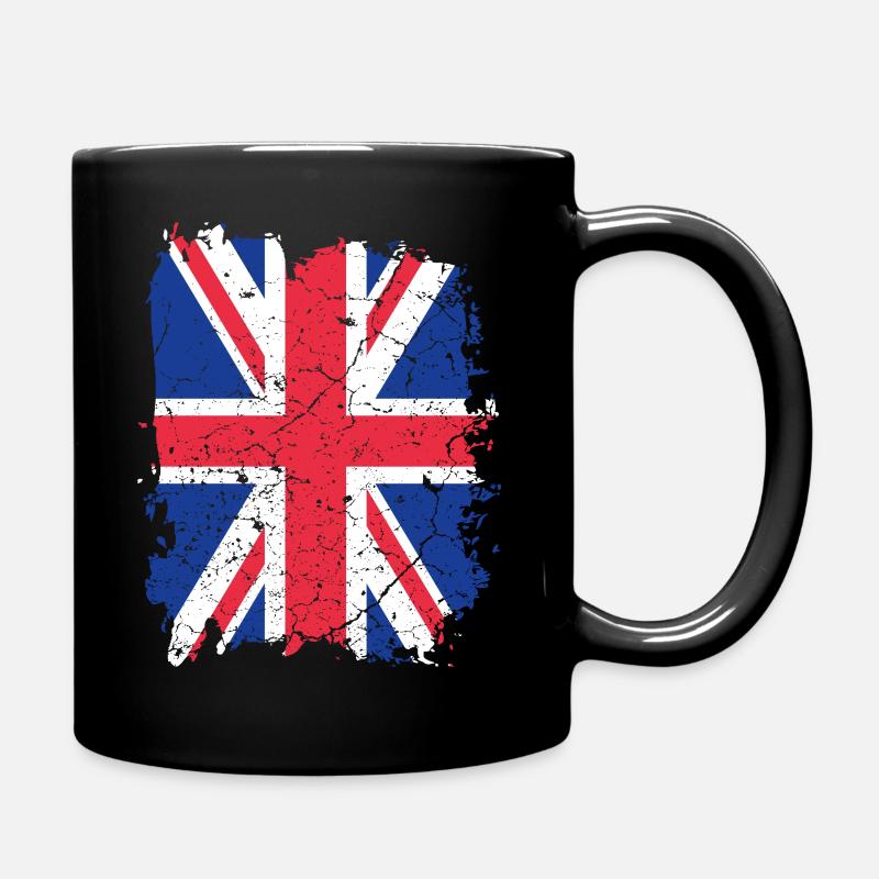 UK UK flag - Mug uni - noir