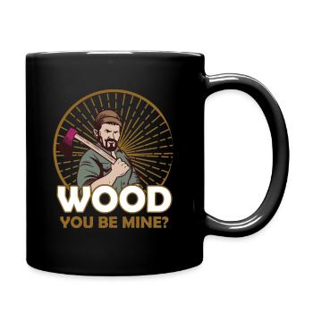 Bois tu es à moi - Mug uni - noir - Droite