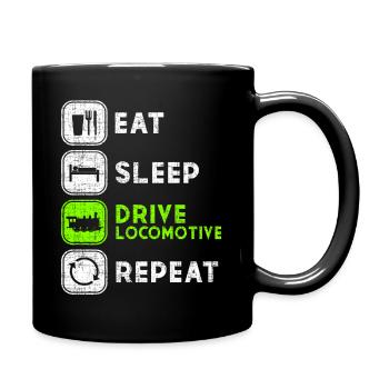 Locomotive - Mug uni - noir - Droite