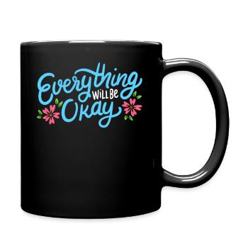 Inspirational quote - Full Colour Mug - black - Right