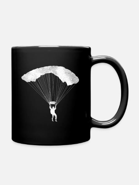 Paragliding - Tasse einfarbig - Schwarz