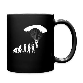 Evolution paragliding - Full Colour Mug - black - Right