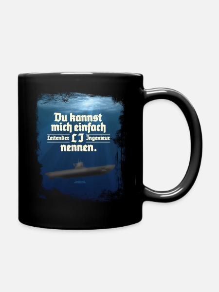Leitender Ingenieur LI - Tasse einfarbig - Schwarz